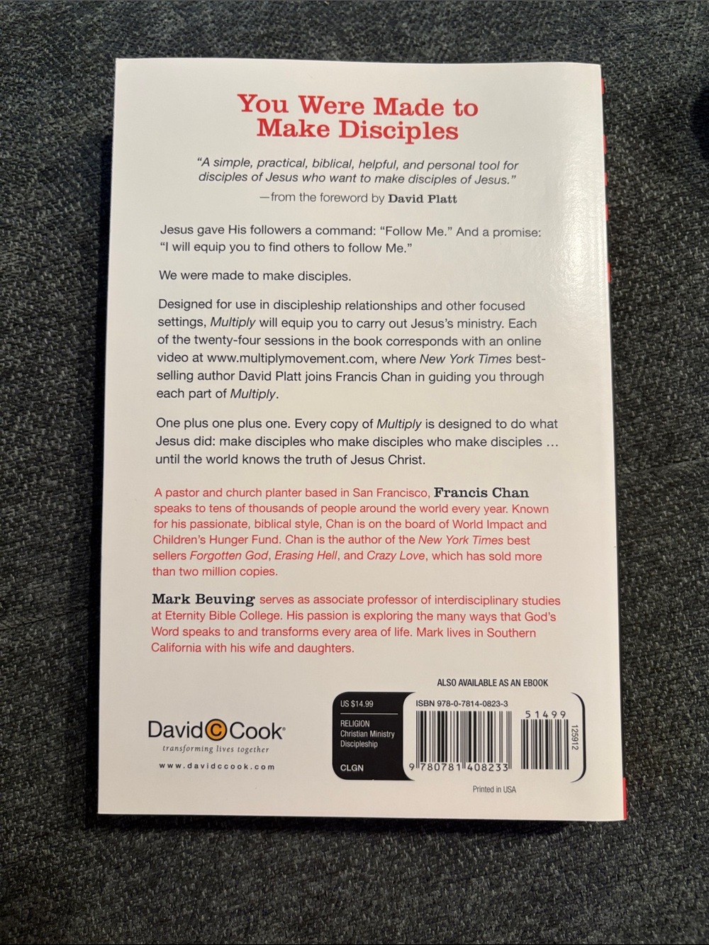 Multiply: Disciples Making Disciples - Picture 2 of 2